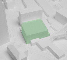 Modell Erweiterung/Sanierung Grossküche Haus 25